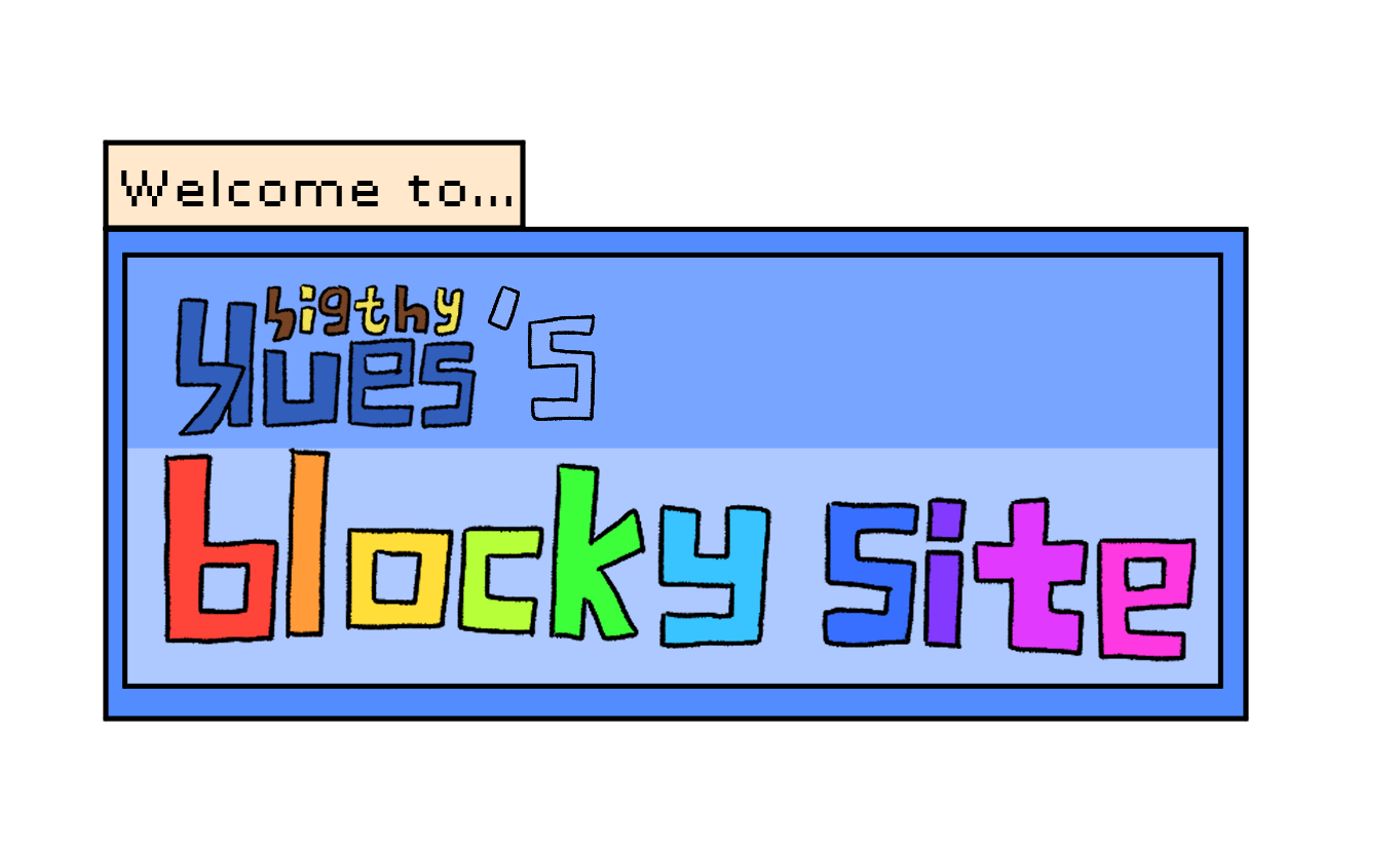 Bigthyblues blocky site banner