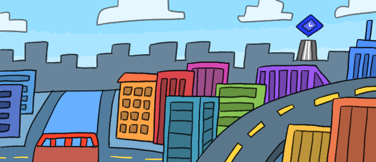 Voxel city preview