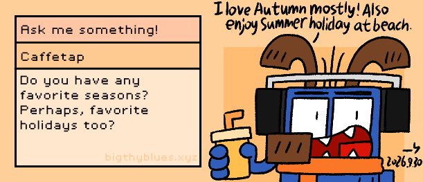 Illustration for: Do you have any favorite seasons? Perhaps, favorite holidays too?